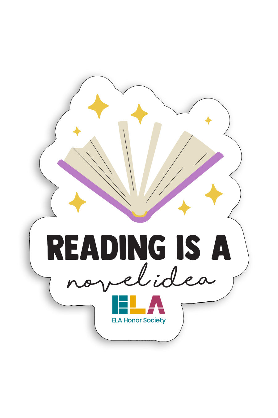 Novel Idea Reading Sticker