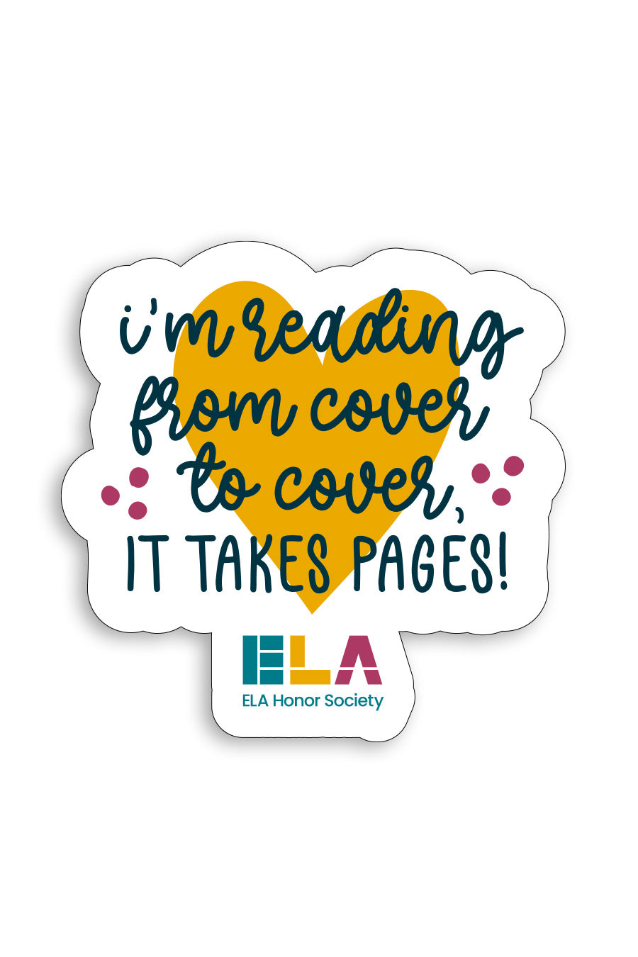 It Takes Pages Sticker
