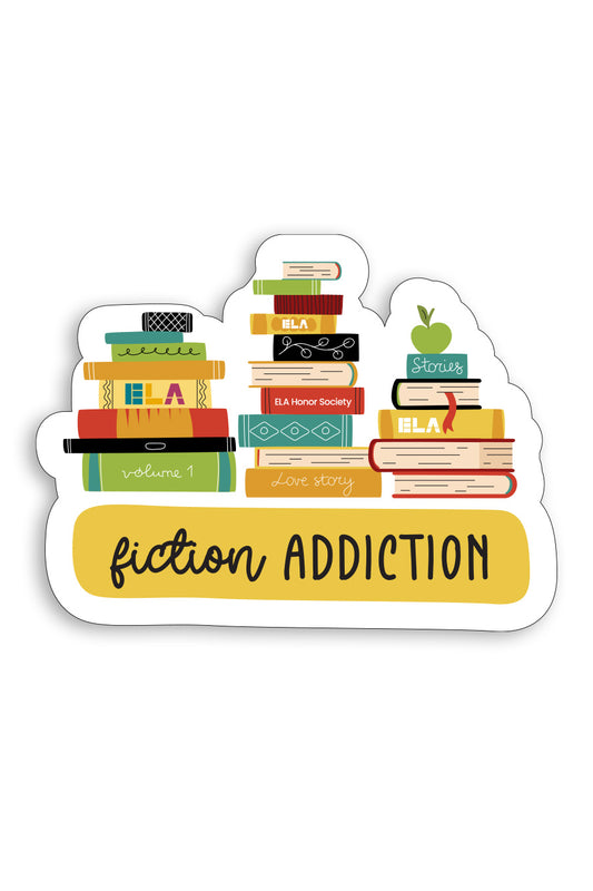 Fiction Addiction Sticker